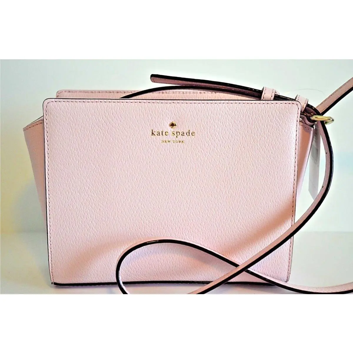 Kate Spade Purse Pink Pebbled Leather Crossbody Grand St Hayden Shoulder Bag New