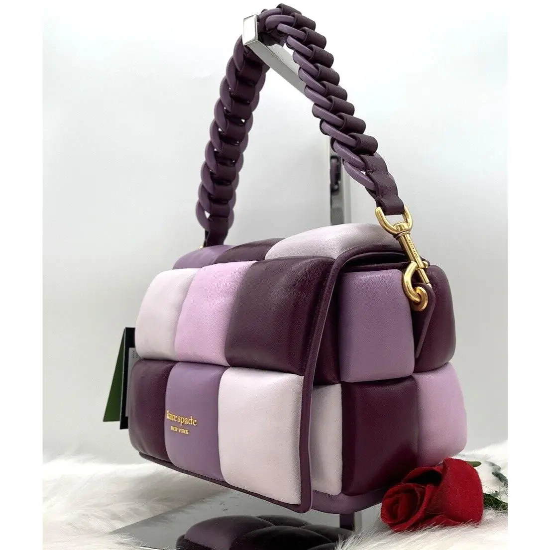 Kate Spade New York Boxxy 3D Colorblock Leather Crossbody Bag