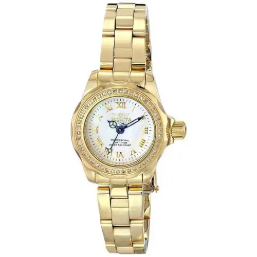 Invicta Women`s 15519 Wildflower Analog Display Swiss Quartz Gold Watch