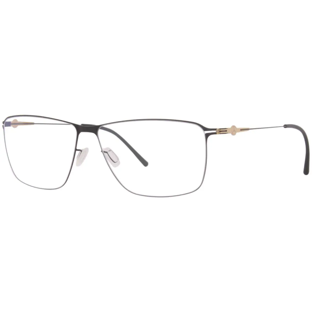 Ic Berlin X Mercedes-benz MB-07 Eyeglasses Frame Men`s Black Full Rim 58mm by ic! berlin