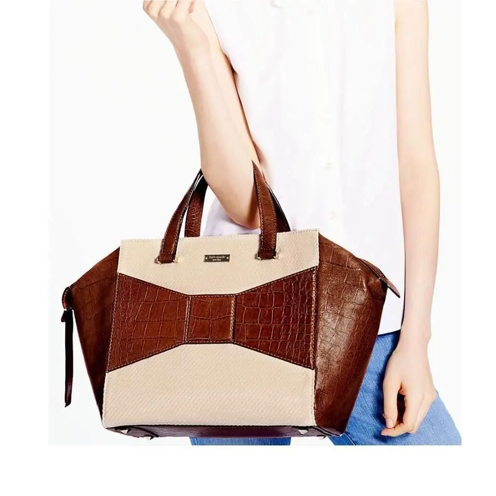 Kate Spade NY Large 2 Park Avenue Beau Bag Madison Ave Shopper Handbag Luxe