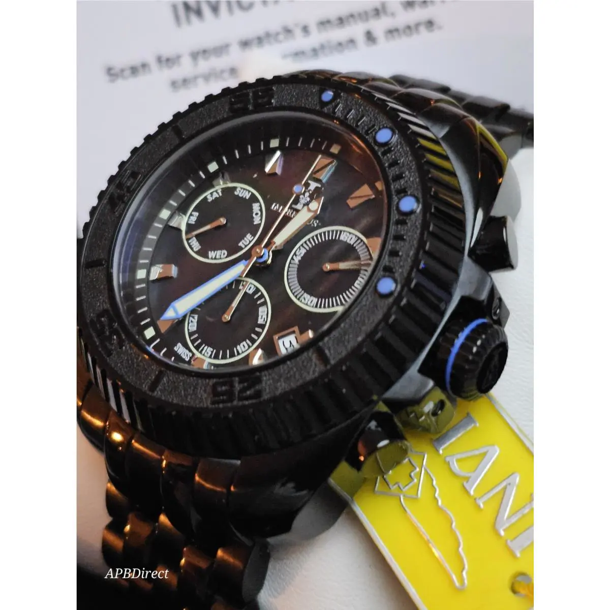 Invicta - Imperious- Gear Head - Swiss Z60 Chronograph 50mm Quartz Mens Watch