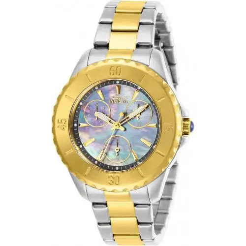 Angel Quartz Gunmetal Dial Ladies Watch 29112 by Invicta
