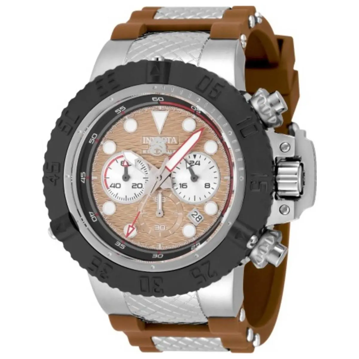 Invicta Men`s Subaqua 50mm Quartz Watch IN-47828 Sand Desert Brown