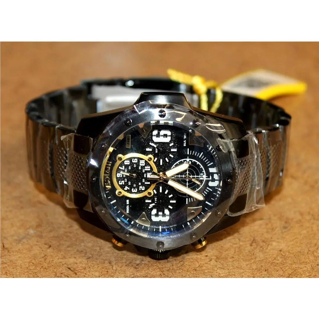 Invicta Coalition Forces Black SS Men`s Chronograph Watch 39369 066WEI