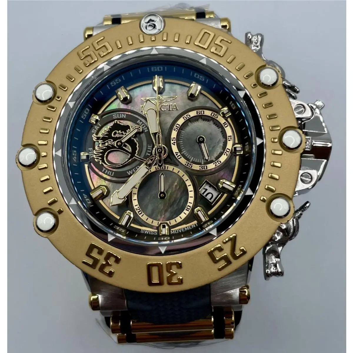 Subaqua Noma Vii Swiss Ronda Z60 Caliber Men`s Watch w/ Mop 52mm 46481 by Invicta