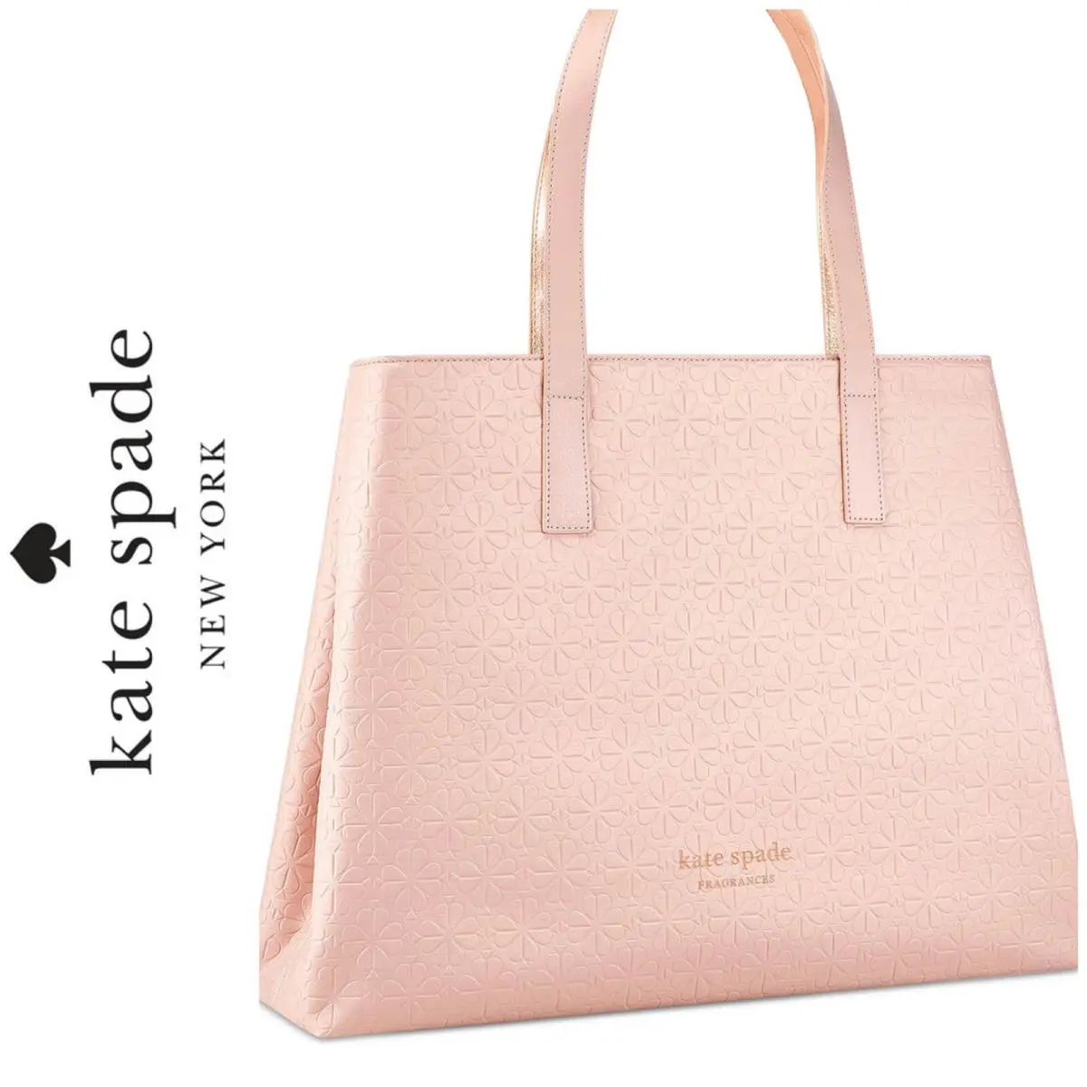 Kate Spade Tote Bag Purse Weekender Travel Shoulder Bag Pink Holdall Designer