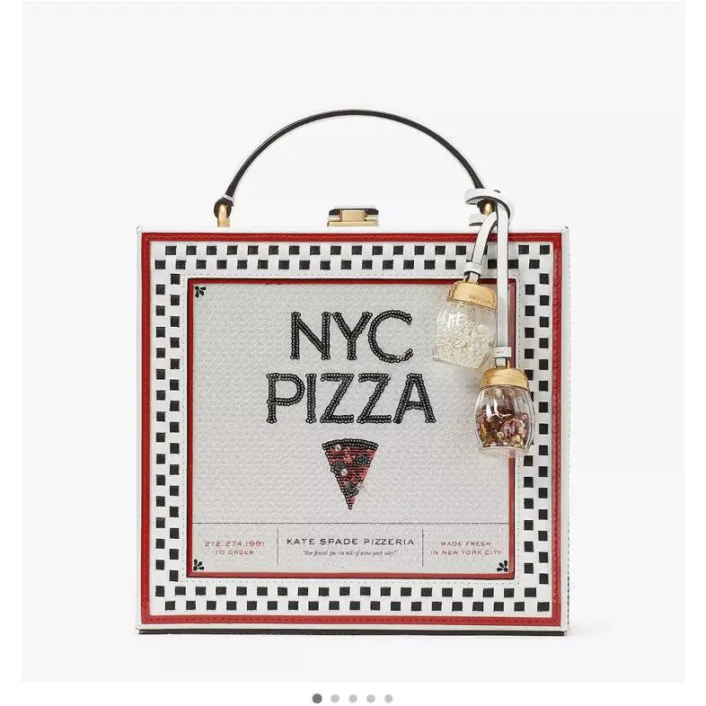 Kate Spade 3D Pizza Bag Box Rare