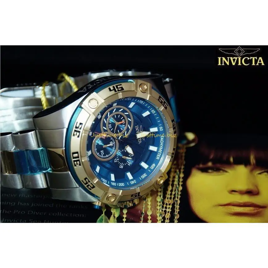 Invicta 53mm Speedway Viper Quartz Chronograph Stainless Steel Men`s Watch