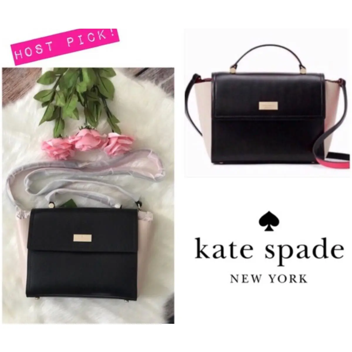 Kate Spade Arbour Hill Charline Top Handle Crossbody Leather Bag 2 Colors