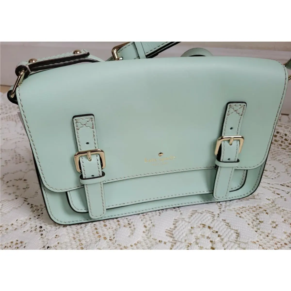 Nwt- Kate Spade Essex Scout Crossbody Bag in Fadedmint