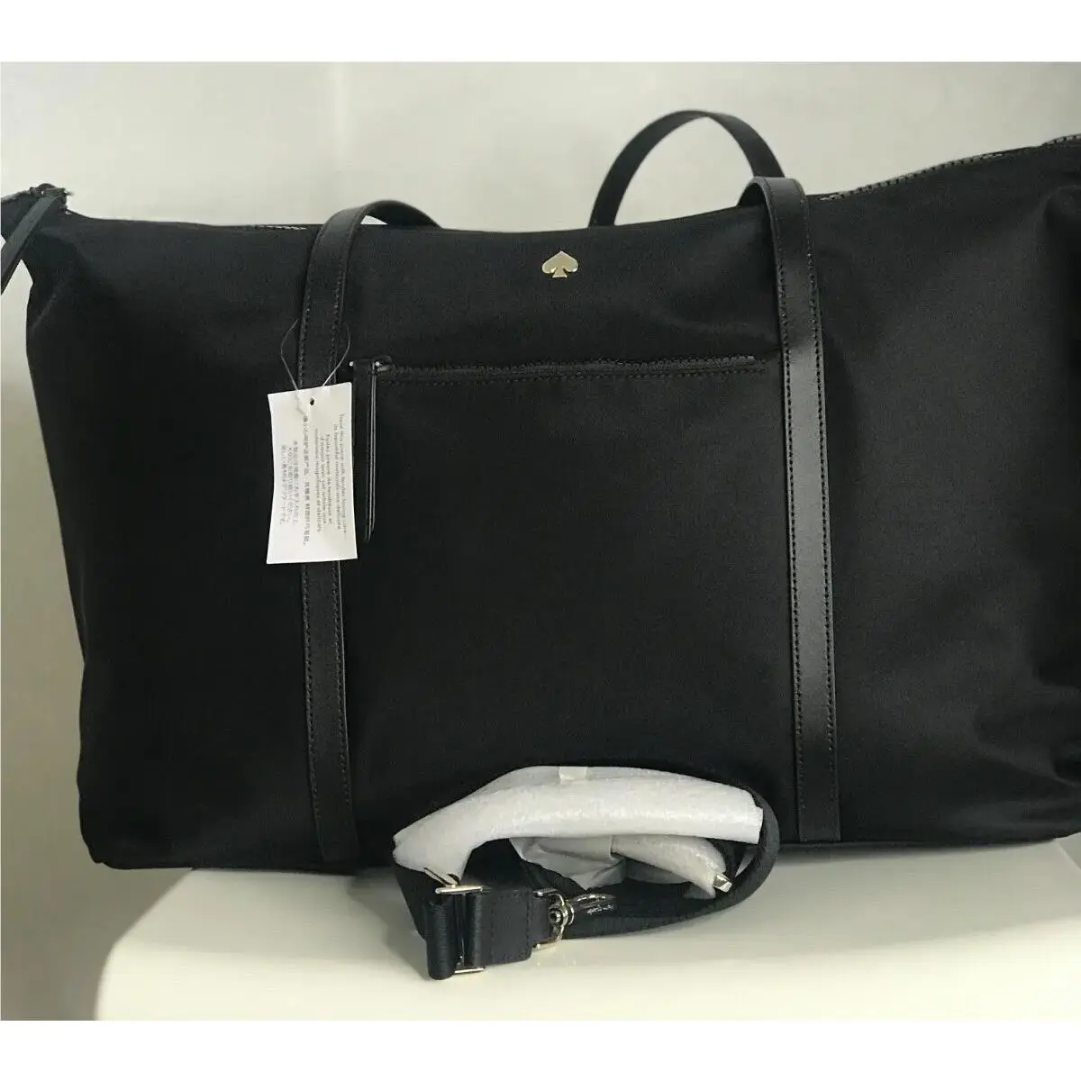 Kate Spade New York Weekender Jae Large-black Nylon Tote Carry-on-bag