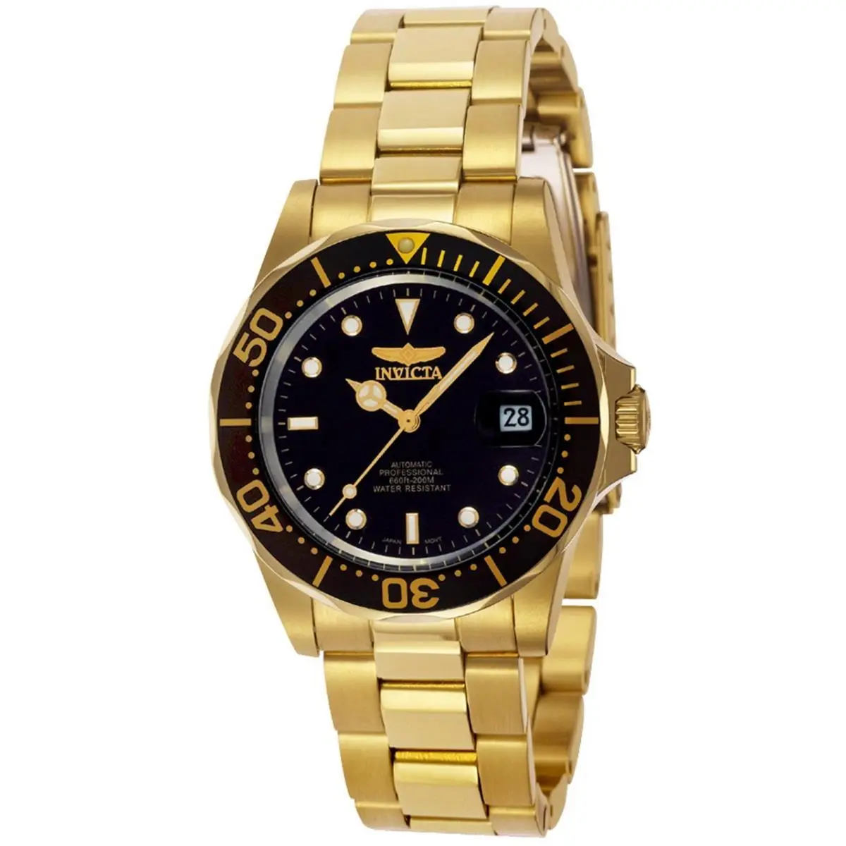 Invicta Men`s Pro Diver Collection Automatic Gold-tone Watch 8929