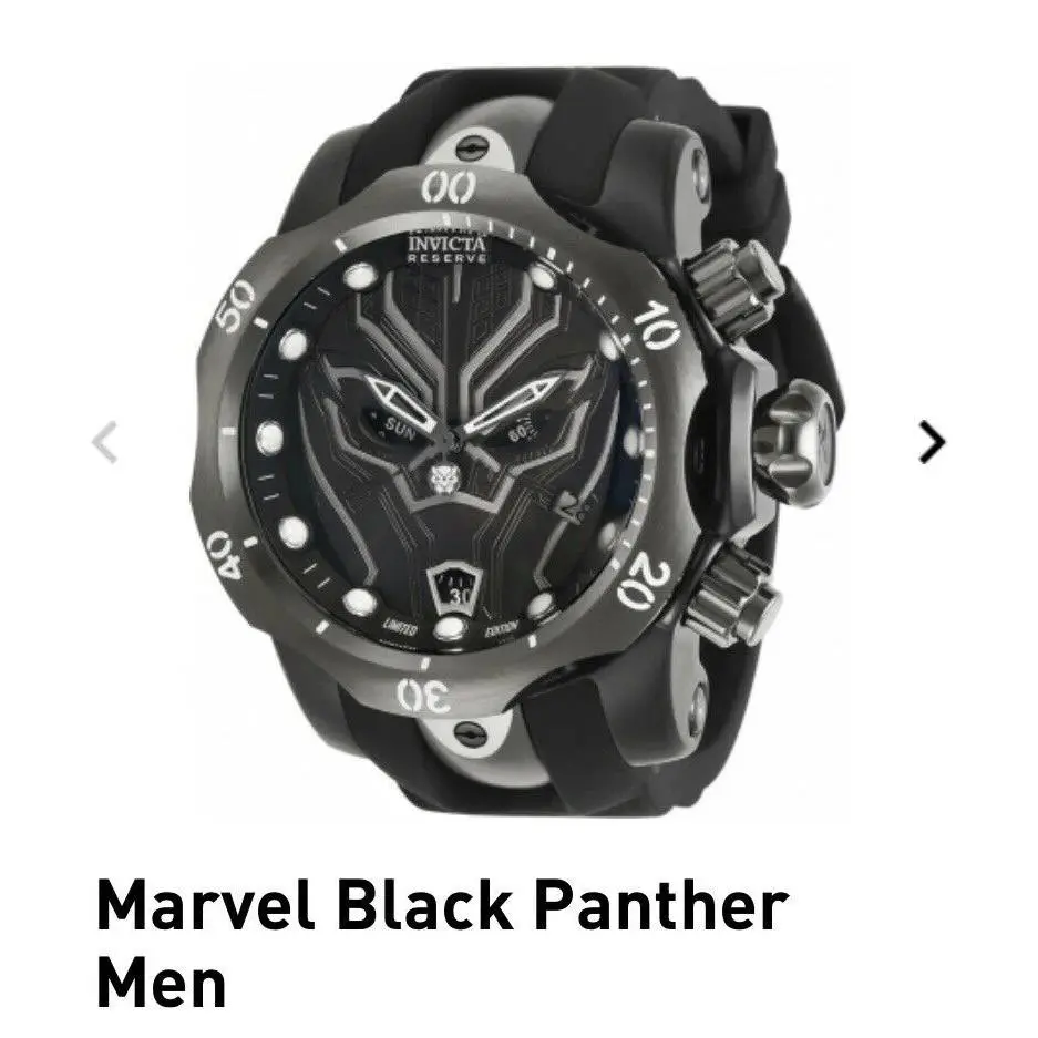 Invicta Marval Black Panther Limited Edition 3/3000 Model 32433