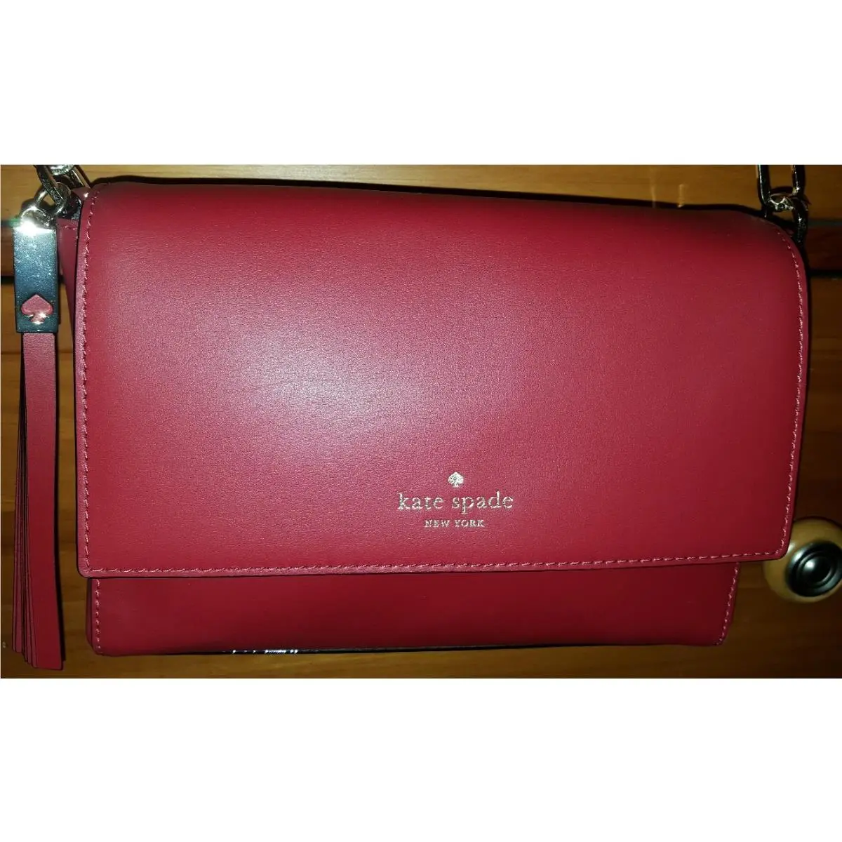 Royal Place Zari Crossbody Shoulder Bag Purse Red by Kate Spade