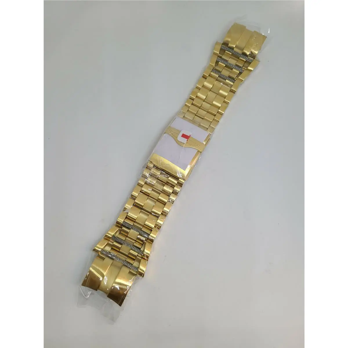 Invicta Reserve Zeus Bolt Gold Plated Silver Cables Stainless Steel Bracelet