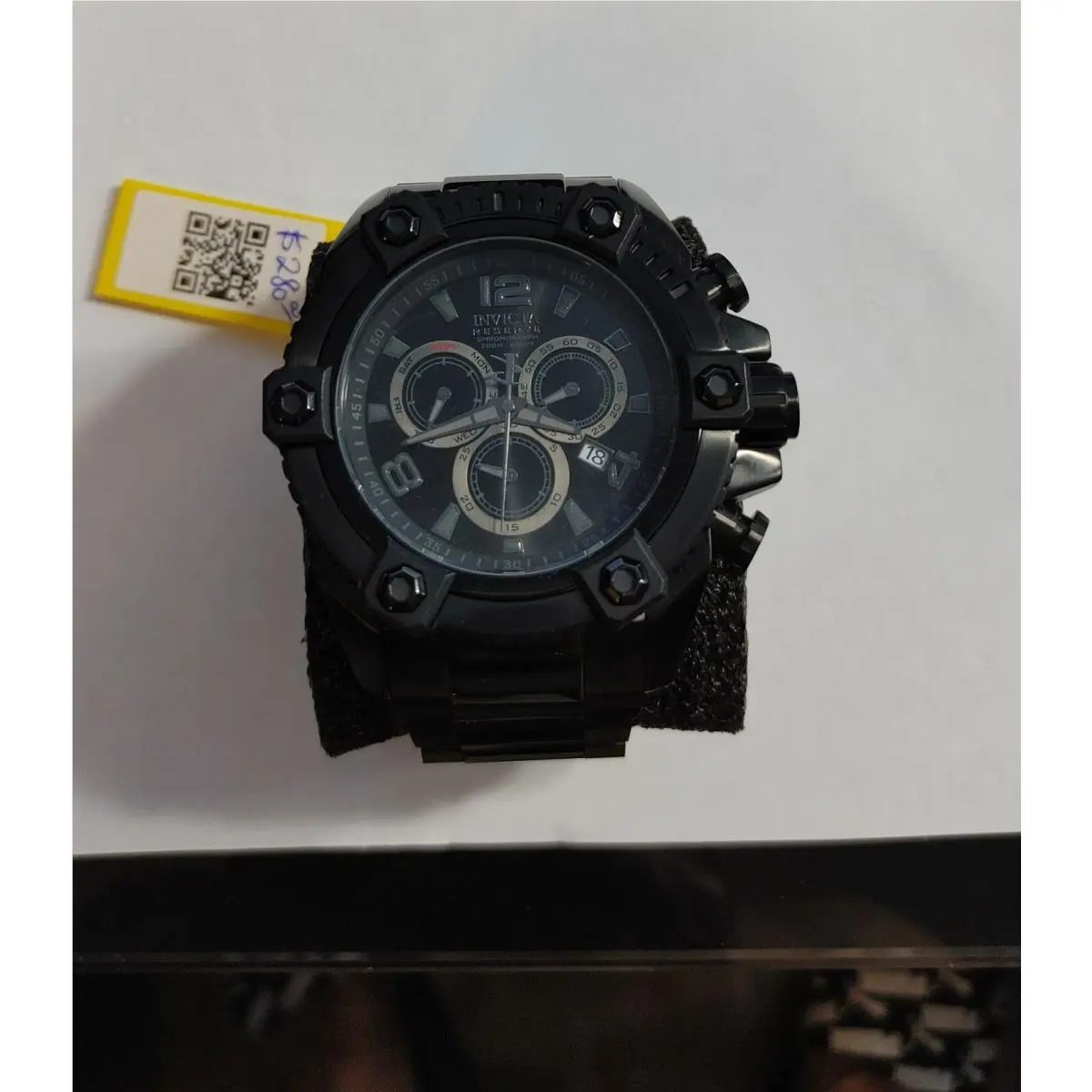 Invicta 34180 Combat Edition 52mm Swiss Quartz Watch with Case and Flash Light