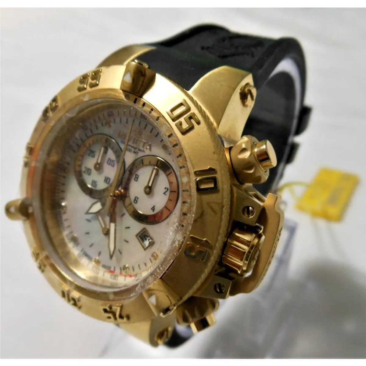 Invicta 5501 Subaqua Noma Iii Chronograph Diamond White Mop Dial Ladies Watch