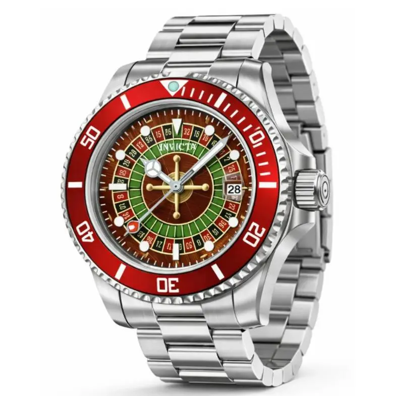 Invicta House of Cards Roulette Watch Men`s Quartz 40mm 50519
