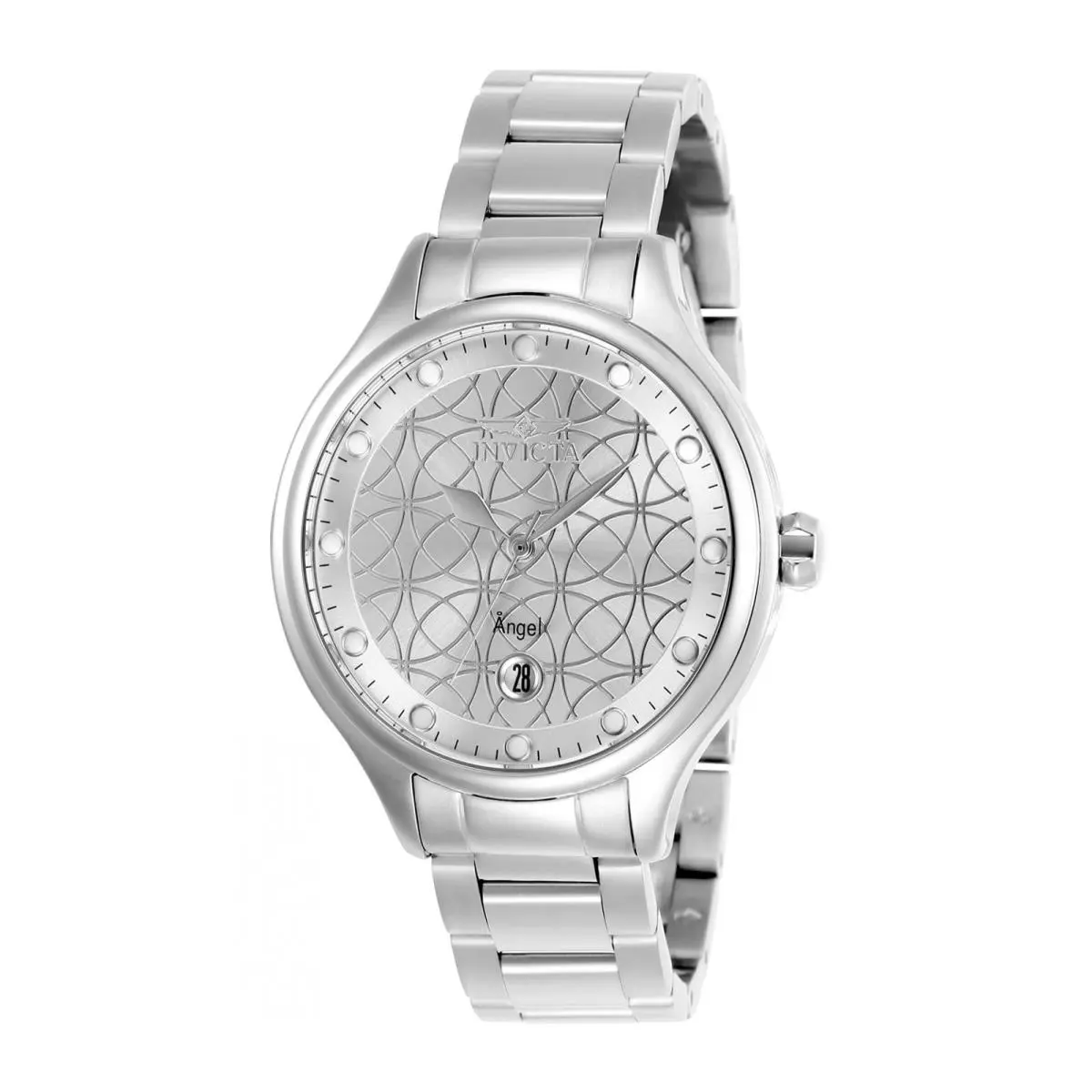 Watch Invicta INV27437 Angel Women 38 Stainless Steel - Dial: Silver, Band: Silver