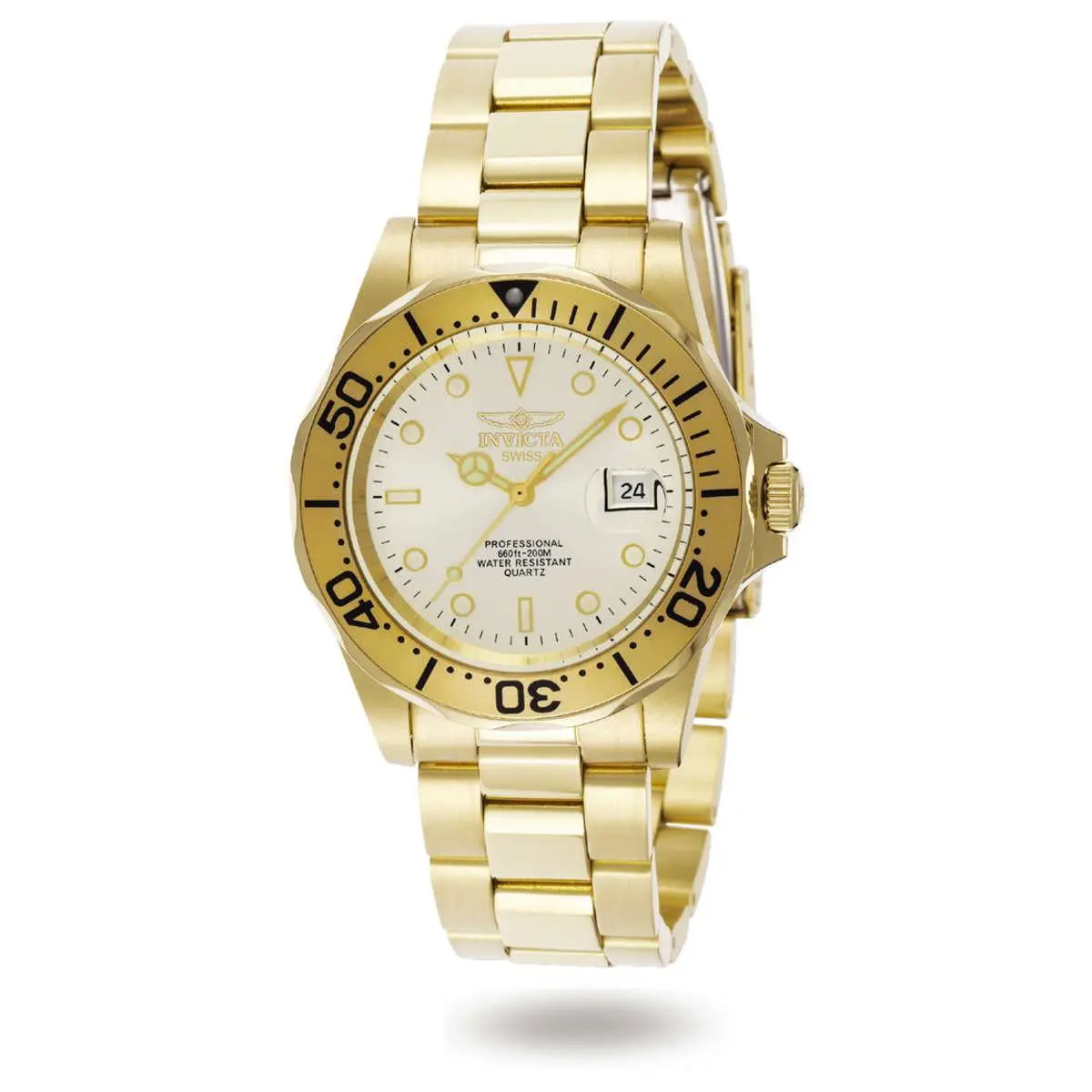 Invicta Men`s 2155 Pro Diver Champagne Dial Quartz Watch 40mm