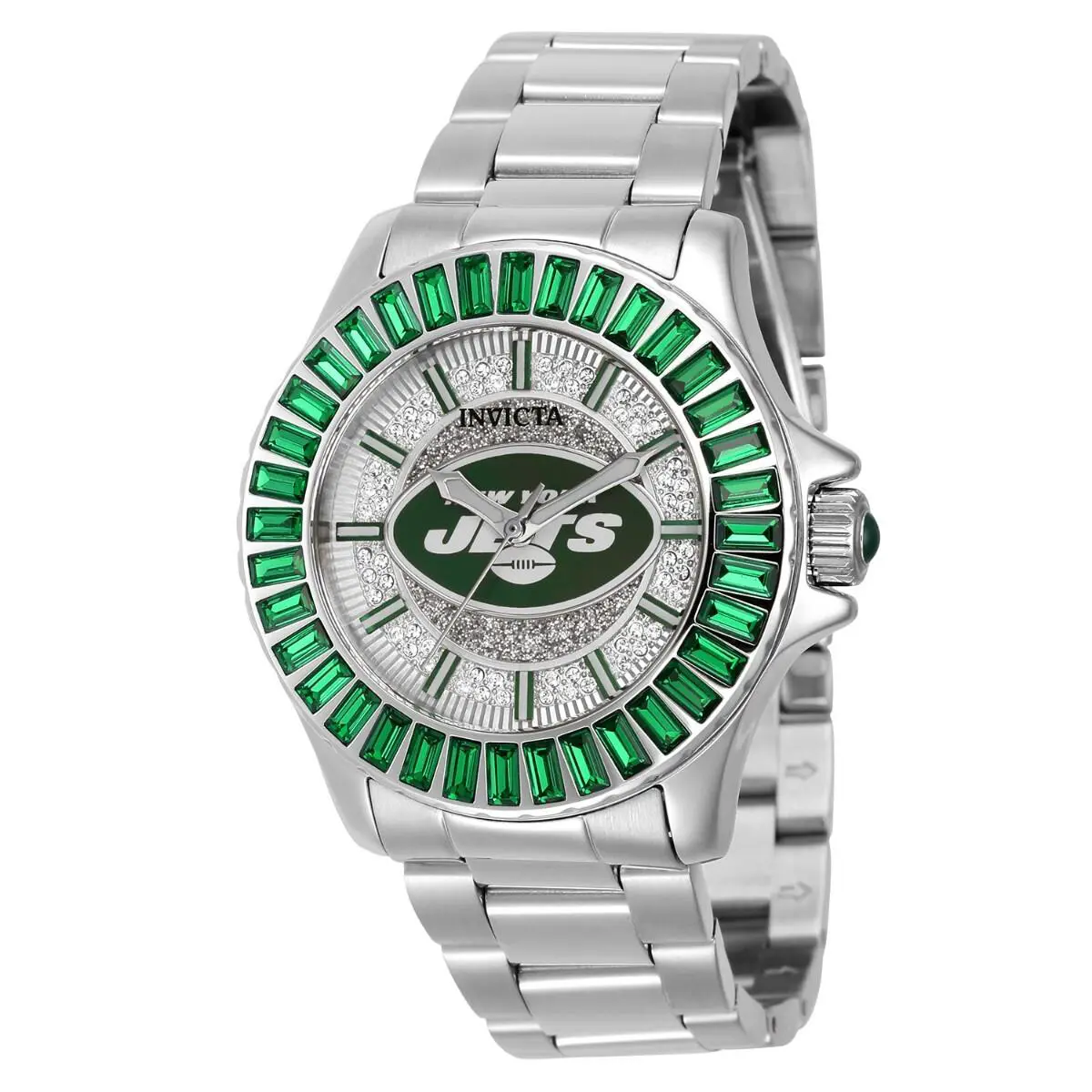 Invicta Angel Nfl York Jets Womens Watch 38MM Crystals Watch