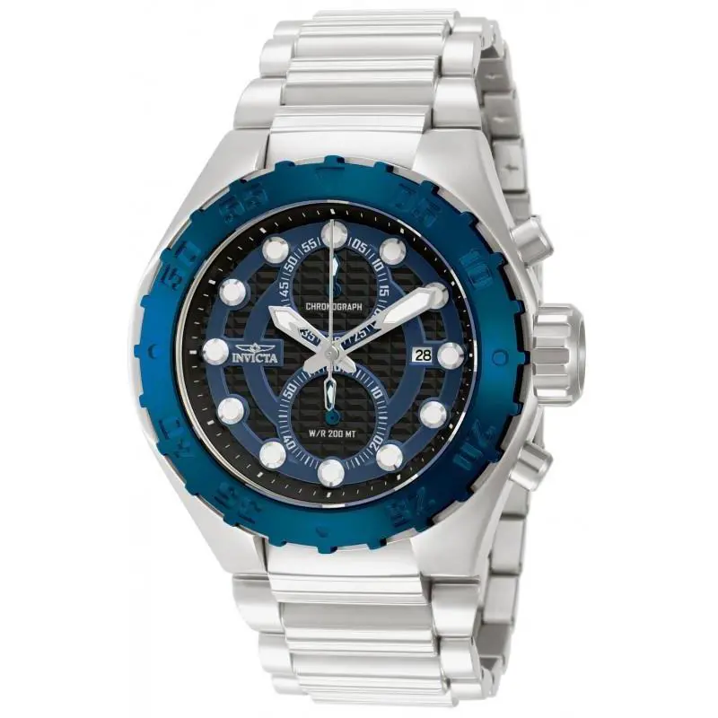 Invicta Men`s Pro Diver Chronograph Stainless Steel Watch 13093