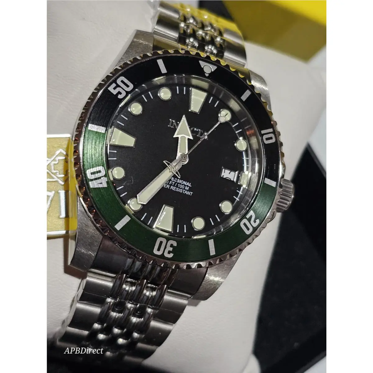 Invicta - Pro Diver - Automatic - High Polished Silver SS Bracelet - Mens Watch