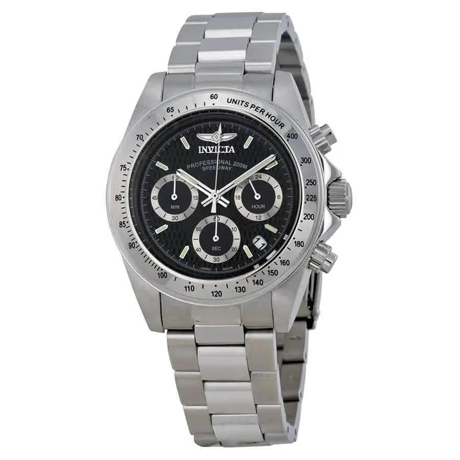 Invicta Speedway Chronograph Black Dial Men`s Watch 9223