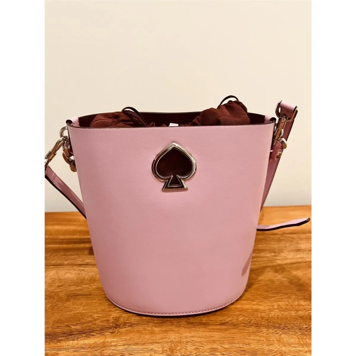 New Kate Spade Suzy Bucket Bag Sweet Pea Smooth Leather