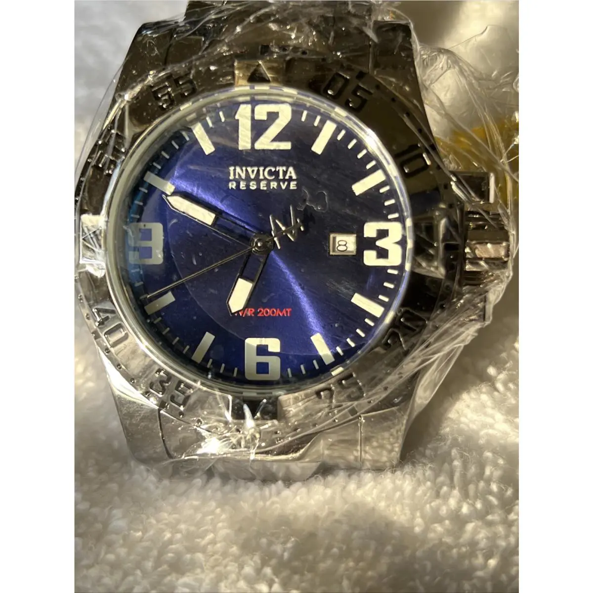 Excursion Watch Model 5673 Blue Dial SS Case Swiss Mvmt Msrp: by Invicta
