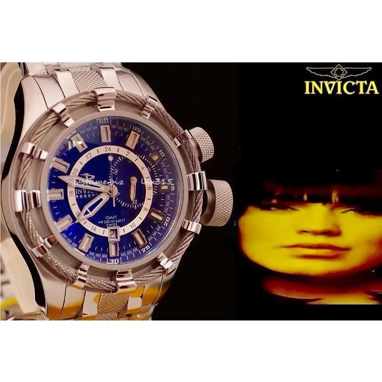 Invicta 8176 Reserve Bolt Swiss Made Quartz Isa 8176 Stainless Steel Watch