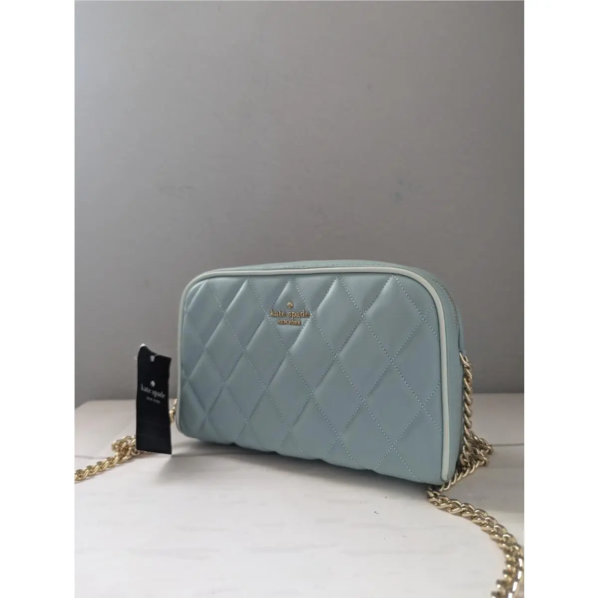 Kate Spade Carey Quilted Leather Colorblocked Mini Camera Bag Crossbody