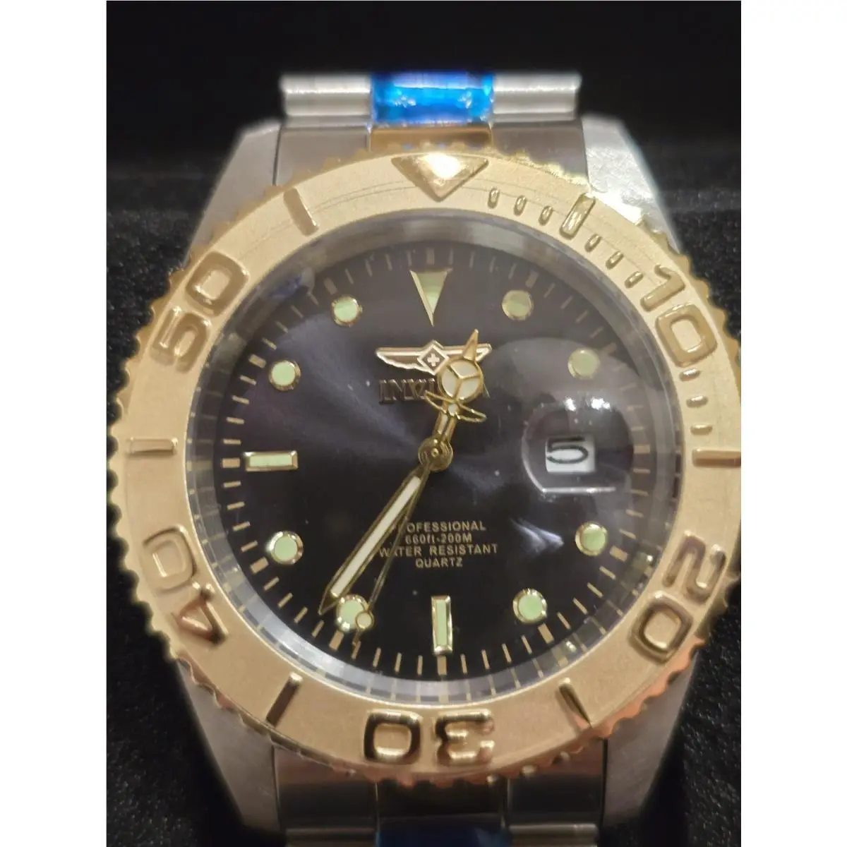 Pro Diver Men`s Watch - 43mm Steel Gold 29948 by Invicta