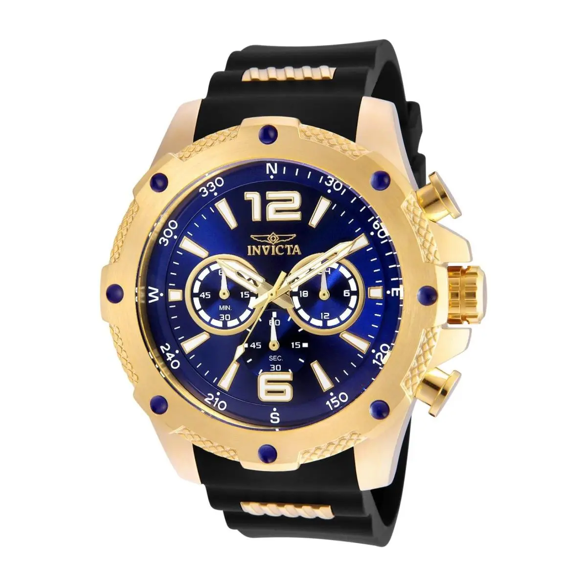 Invicta I-force Stainless Steel Men`s Quartz Watch - 50mm