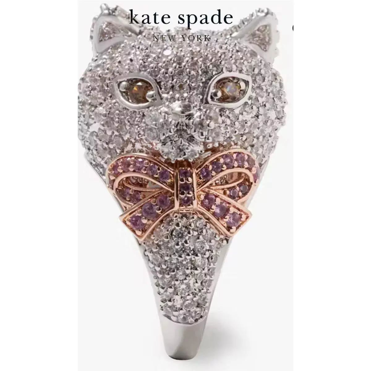 Kate Spade Pawlina Cocktail Ring Size 6