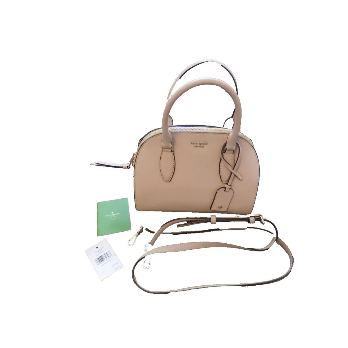 Kate Spade Reiley Medium Dome Satchel Pale Pink Double Handle Crossbody Strap