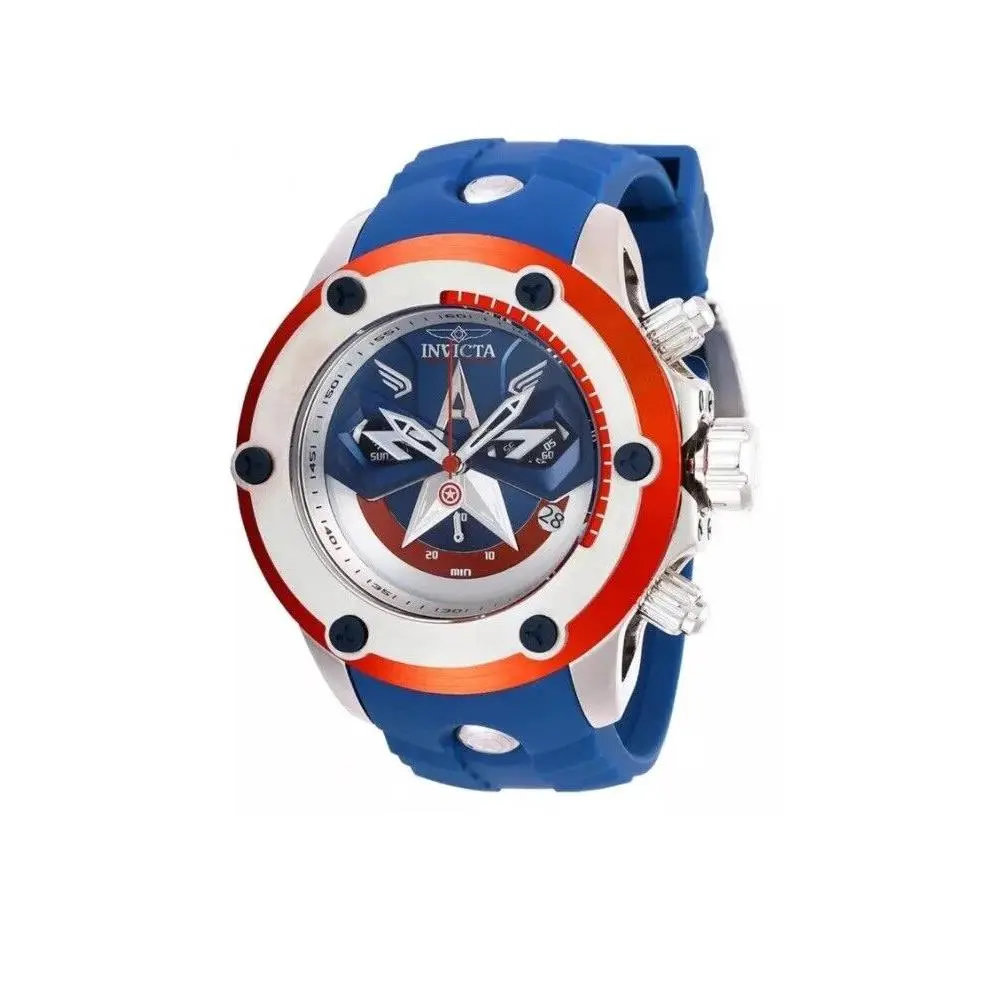 Invicta Marvel Captain America Limited 6/3000 Swiss Chronograph Watch 28420