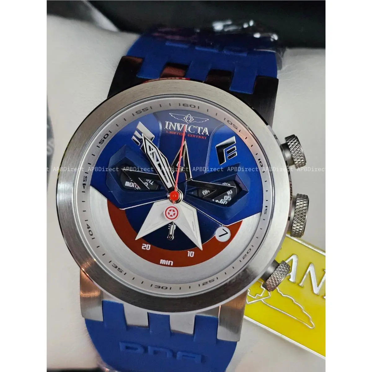 Invicta Marvel Captain America 29 Limited Ed Swiss Z60 Chrono Dna Mens Watch