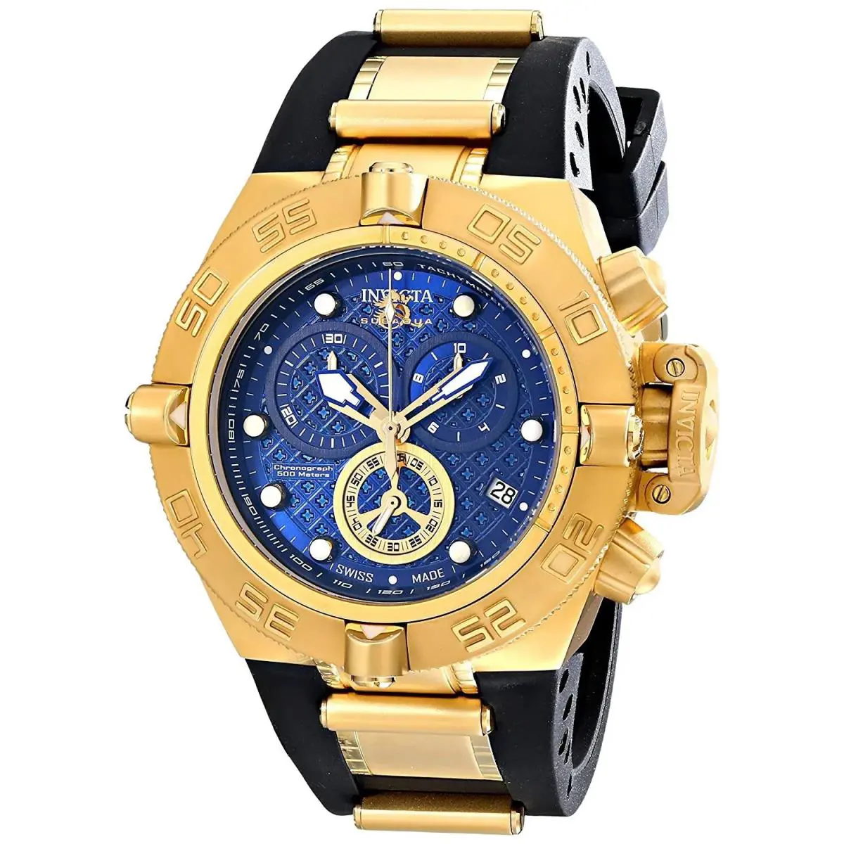 Msrp- Invicta Subaqua Chronograph Blue Dial Men`s Watch