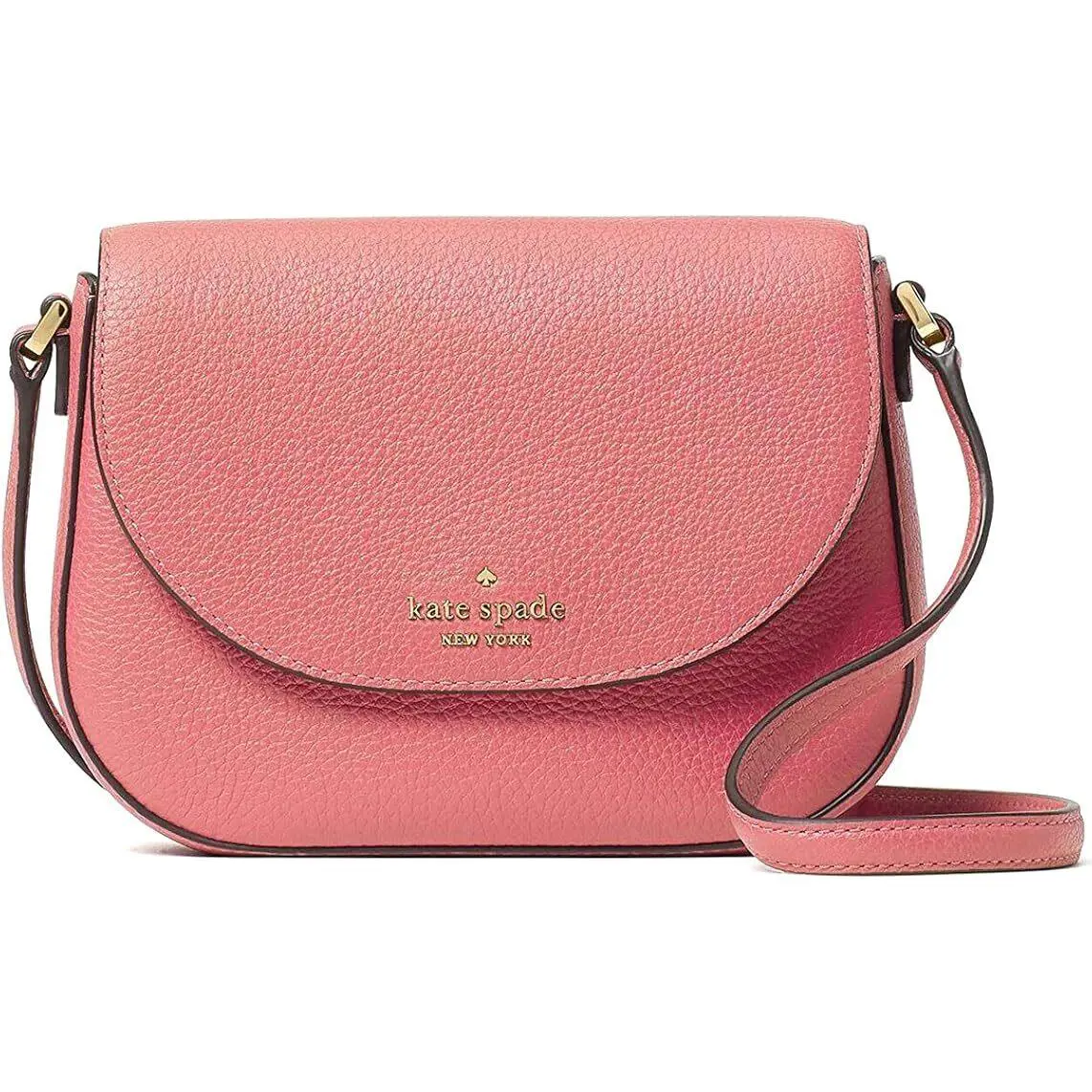 Kate Spade Leila Leather Mini Flap Crossbody Color Mason Brick New