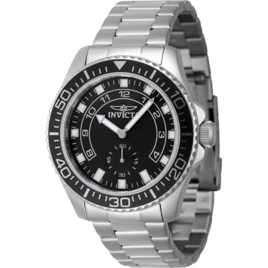 Pro Diver Quartz Black Dial Men`s Watch 47125 by Invicta