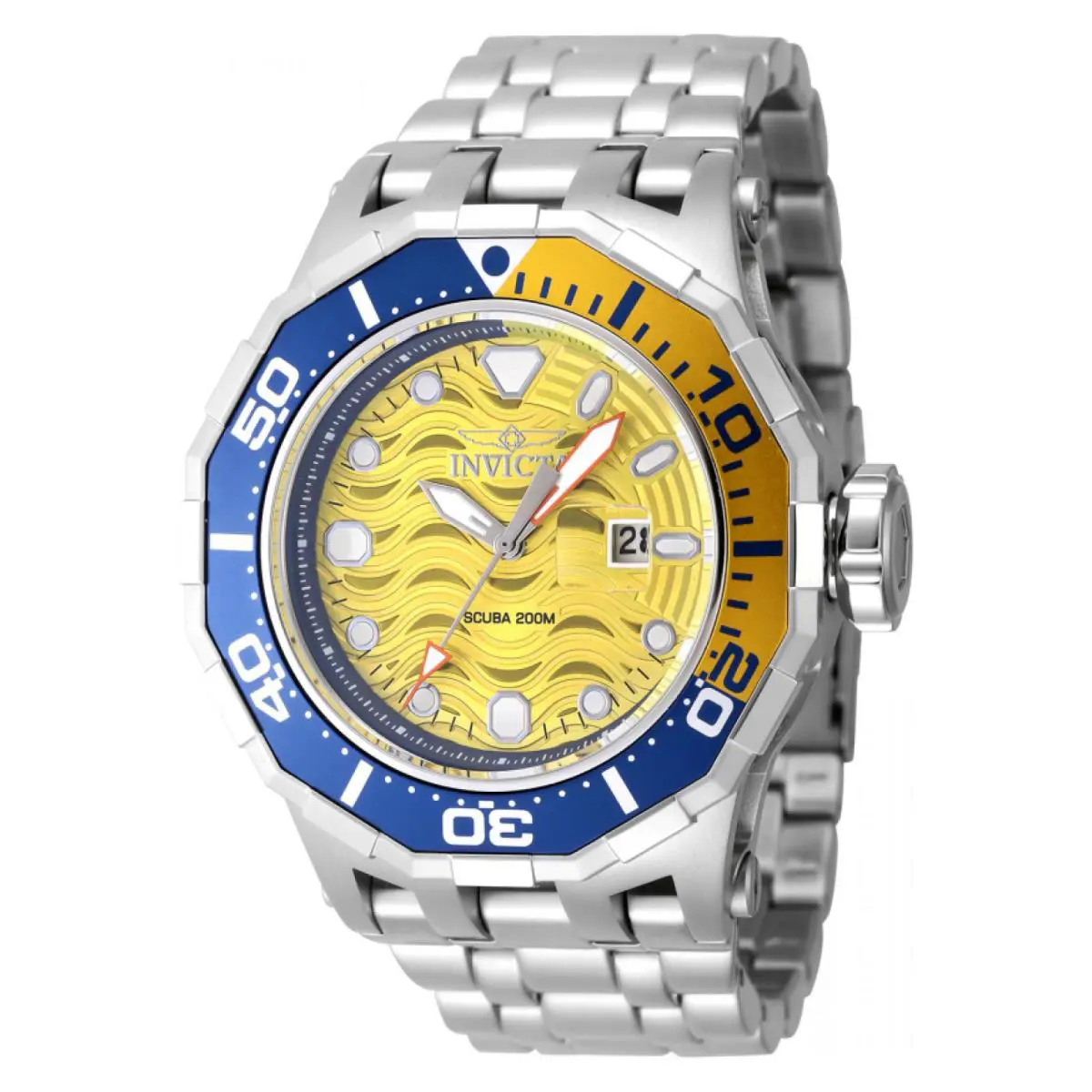 Watch Invicta INV47844 Pro Diver Men 52.00 Aluminum Stainless Steel