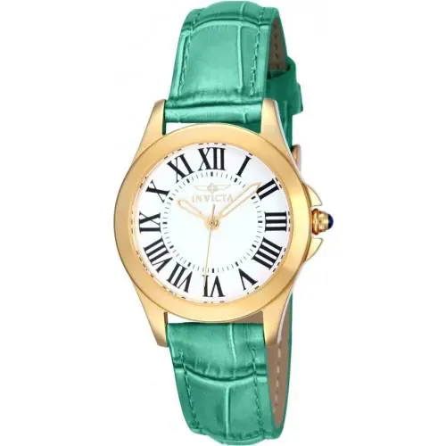 Invicta 14989 Women`s Angel Trinite Gold Tone White Dial Watch