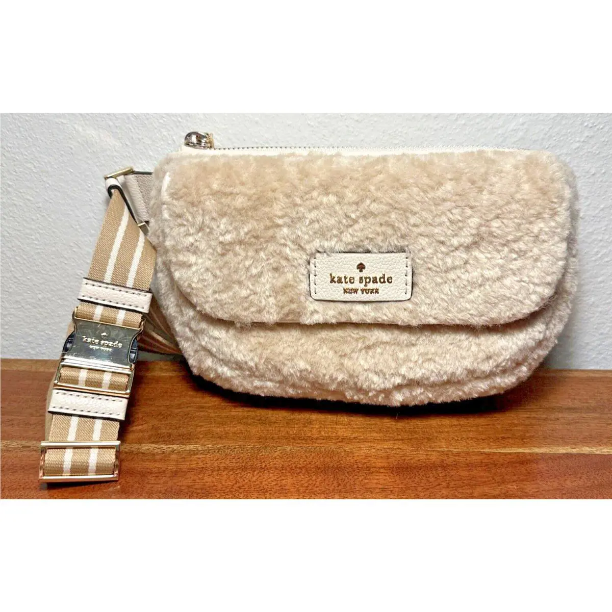 Kate Spade Rosie Shearling Belt Bag Fanny Pack KE711