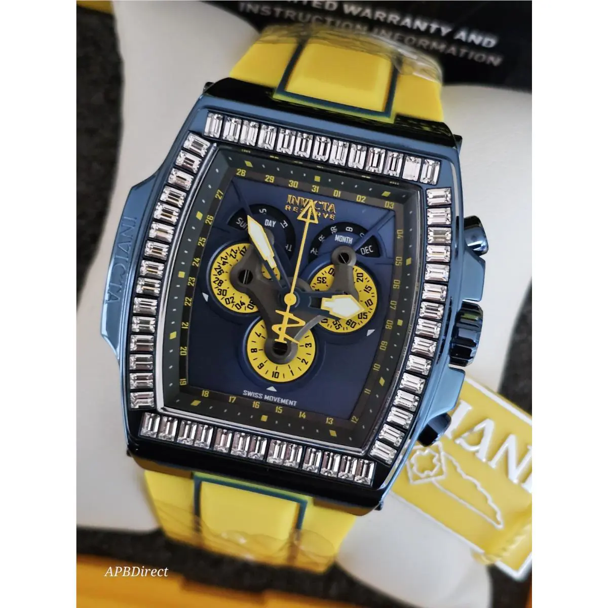Invicta – S1 Rally – Diablo – Swiss Master Calendar 5040.F Crystals Mens Watch