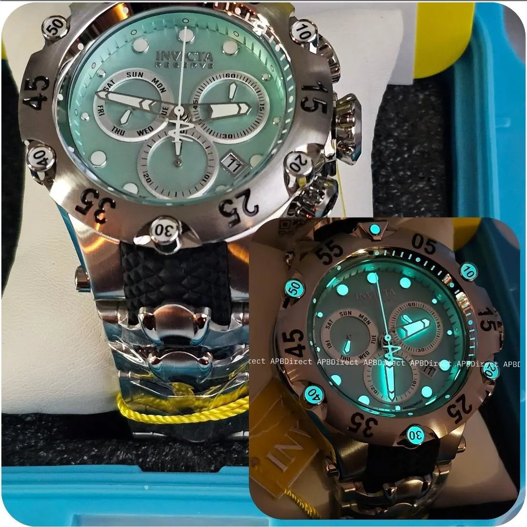 Invicta - Venom Cobra - Blue Mother-of-pearl Swiss Z60 Chronograph Mens Watch