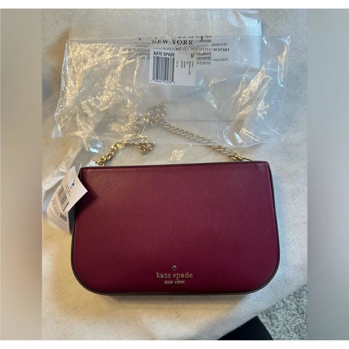 Kate Spade Blackberry Saffiano Leather Purse