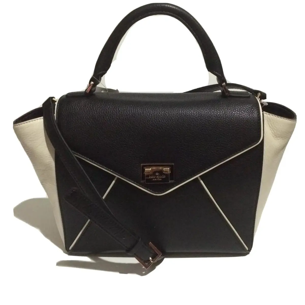 Kate Spade Laurel Wellesley Place Blk/porcelain Satchel Bag. WKRU3109 W/tag