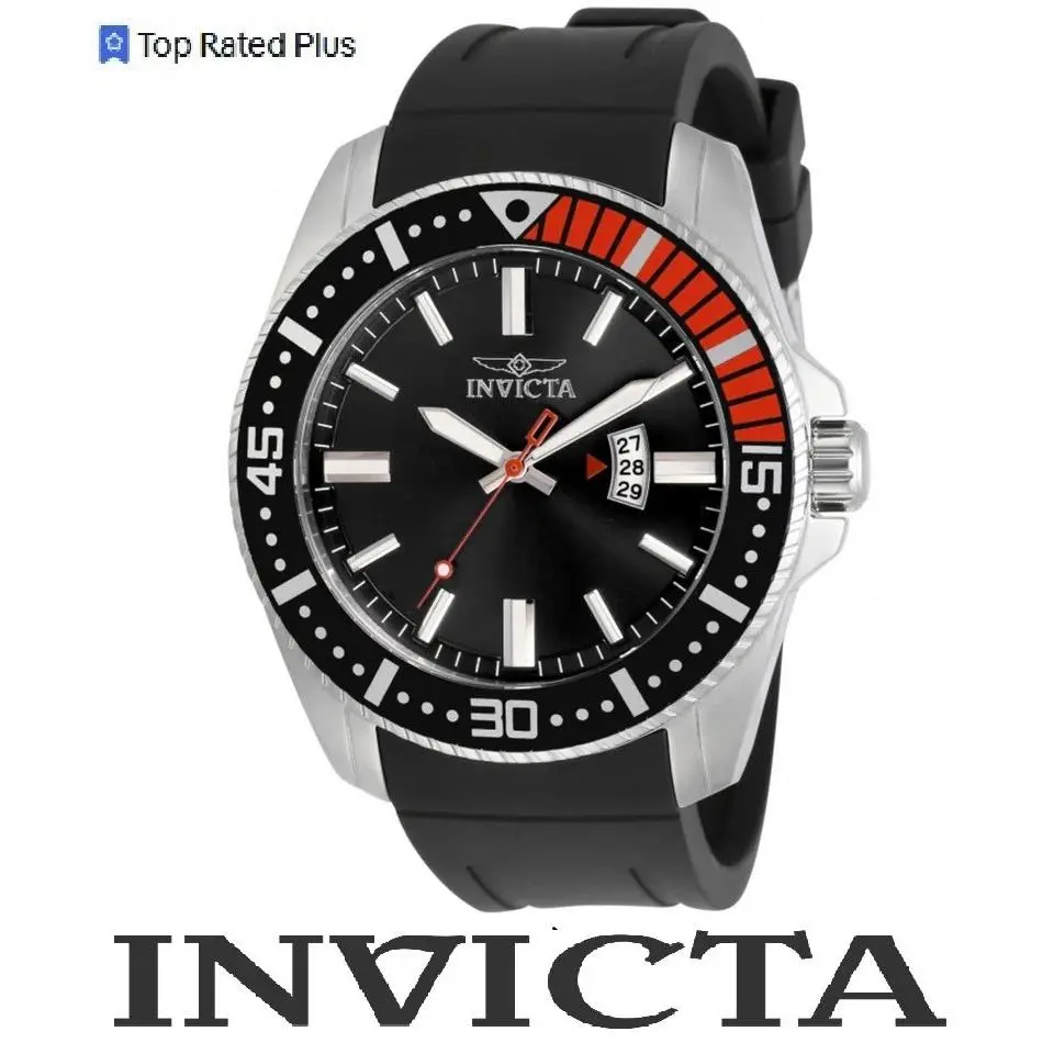 Invicta Pro Diver Vigorum Men`s Black Dial 48mm Quartz Watch 30742